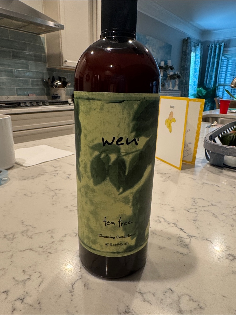 WEN Tea Tree Body Wash — Green and Brown Bottle